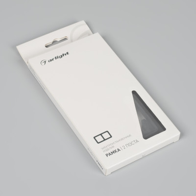 049693 - Рамка стеклянная FRM-OMALI-GS-2-BK (Arlight, -)