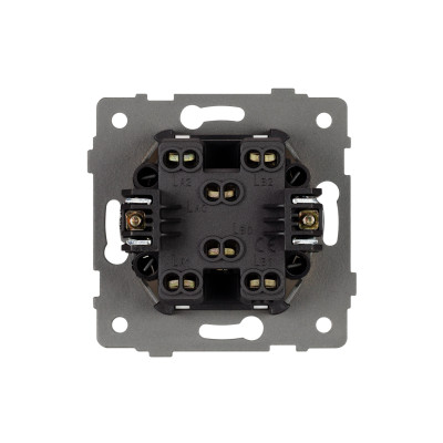 Механизм выключателя одноклавишный перекрёстный SWT-MKX1-PL-WH-V (250V, 10A) (Arlight, -), 049875