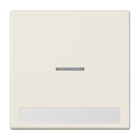 Клавиша для выключателя с подсветкой и полем для надписи; слоновая кость, LS990NAKO5 Клавиша для выключателя с подсветкой и полем для надписи; слоновая кость, LS990NAKO5