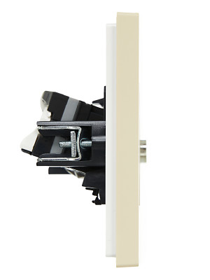 FORTE&PIANO Роз. двойная TV+RJ45 кат.5E FP436 ван. IEK, FP-AK20-1-K10