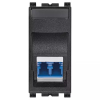 Vimar Оптический разъём моно 9/125 LC, серый, 19350.LC Vimar Оптический разъём моно 9/125 LC, серый, 19350.LC