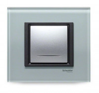 Schneider Electric Schneider Electric Выключатель 1-клавишный, с подсветкой,  серия UNICA