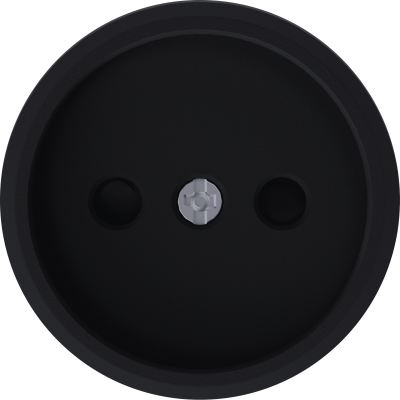 Donel D16 матовый карбон Накладка для розетки без заземления, со шторками 16A 250 В~, DO21630