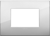 19653.03 - Vimar Накладка CLASSIC на 3 модуля серебро