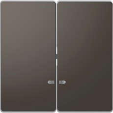 D-Life Клавиша 2-ная с линзой для LED-модуля, антрацит