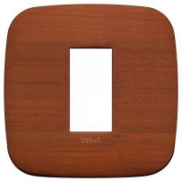 19671.52 - Vimar Накладка ROUND на 1 модуль вишня