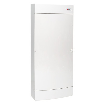 Щит распределительный навесной "Unix" белая дверь 4х18 модулей IP40 EKF PROxima, ux-4x18-nw