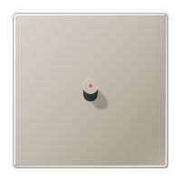 Центральная плата, 1 пост, 1 тумблер, конус с окошком; металлическое исполнение; нержавеющая сталь; серия LS, ES12-0KOK1