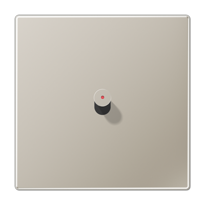 Центральная плата, 1 пост, 1 тумблер, конус с окошком; металлическое исполнение; нержавеющая сталь; серия LS, ES12-0KOK1