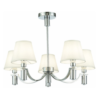 Evoluce SLE111303-05 Светильник подвесной Хром/Белый E14 5*40W