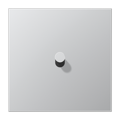 Центральная плата для выключателей, 1 пост, 1 тумблер, конус; металл; алюминий; LS1912, AL12-0K0