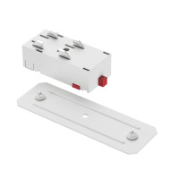 Denkirs TR2101-WH Прямой соединитель для шинопровода SMART белый