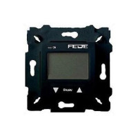 FD18000-M Fede Fede Термостат для теплых полов, цифровой, 16A, с LED дисплеем,  с датчиком 2.5 м, черный
