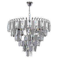 Arte Lamp VIVIEN, Люстра, цвет арматуры - ХРОМ, цвет плафона/декора - ПРОЗРАЧНЫЙ, 8х60W E27, A2719SP-8CC