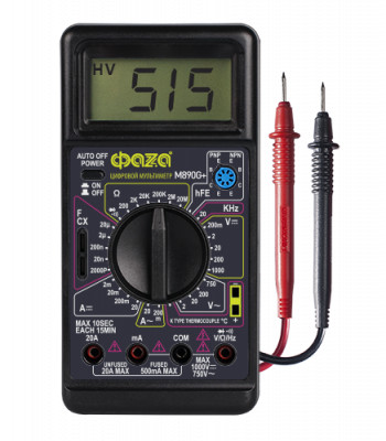 Мультиметр ФАZА цифровой M890G+, 5008854