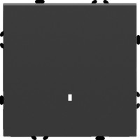 Feron Выключатель 1-клавишный c индикатором (механизм), 250В, 10А, серия Эмили, RSW10-5101-05, черный уголь, soft touch, 49837, STEKKER