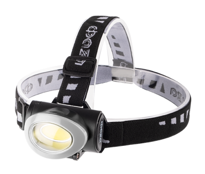 Фонарь ФАZА H5-L3W-gy налобн. 3Вт COB, 3xAAA, сер., 5027503