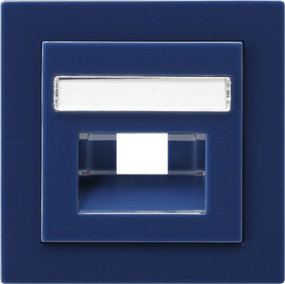 028446 Gira Накладка для коммутационной розетки UAE/IAE с полем для надписи