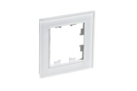 ATN320101 - ATLASDESIGN NATURE 1-постовая РАМКА, ОРГАНИЧЕСКОЕ СТЕКЛО БЕЛЫЙ, Systeme Electric