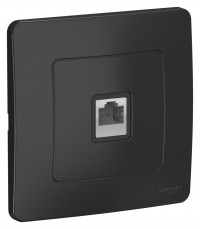 BLANCA С/У РОЗЕТКА компьютерная RJ45, кат.5E, АНТРАЦИТ
