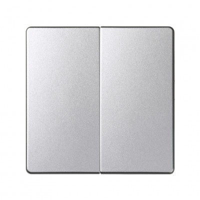 Simon S82Detail Клавиша 2-ная для 75395-,75396-,75397-,75398- 75399-39, алюминий, 82026-93