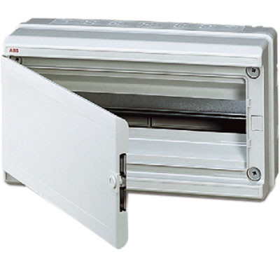 LUC 12 733 - EUROPA IP65 бокс настенный 18М непрозр.дверь серый