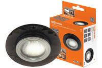 Светильник встраиваемый СВ 03-03 MR16 50Вт G5.3 чёрный/хром TDM Electric, SQ0359-0049