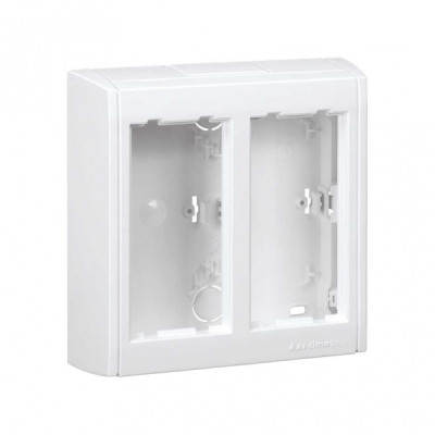Simon Connect Белая Коробка Cima Pro в сборе для наружного монтажа на 2 Cima-модуля, SBC200-9