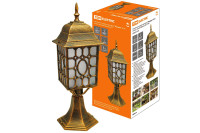 Светильник садово-парковый "Беседка" 60 Вт, стойка, матовое/бронза, Е27, TDM Electric, SQ0330-0334