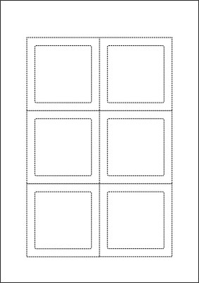 141100 Gira Листы для надписей E2 тип 1