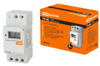 Таймер электронный ТЭ-АС-1мин/24ч-8on/off-16А-DIN (астрономический) TDM Electric, SQ1503-0023