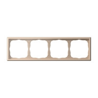 GAL001204 - ARTGALLERY 4-постовая РАМКА, универсальная, ПЕСОЧНЫЙ, Systeme Electric