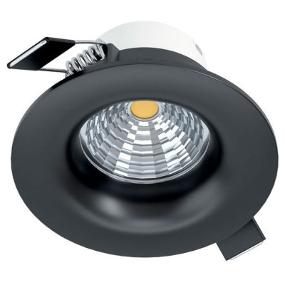 98607 Светодиод. встраиваемый светильник SALICETO димм., 6W(LED), ?88, 380lm, 3000K, алюминий, черны