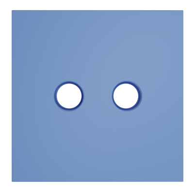 Накладка для розетки телевизионной оконечной TV+SAT, S70 (деним), VLS001615