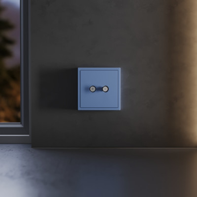 Накладка для розетки телевизионной оконечной TV+SAT, S70 (деним), VLS001615