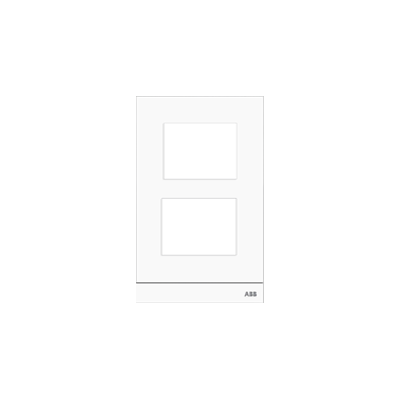 51022CF-W - Рамка станции вызова, размер 1/2, белая - 2TMA070130W0053