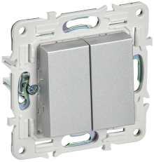 SKANDY Выключ. 2-кл. прох. 10А SK-V05S сереб. IEK, SK-V22-0-10-K23 SKANDY Выключ. 2-кл. прох. 10А SK-V05S сереб. IEK, SK-V22-0-10-K23