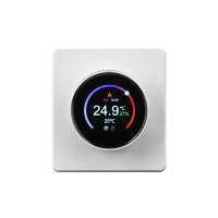 Терморегулятор ROUND Wi-Fi с/у перламутр KRANZ, KR-78-0728-1