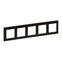 Legrand Valena LIFE.Рамка "Темное дерево".5-постовая универсальная, 754175 Legrand Valena LIFE.Рамка "Темное дерево".5-постовая универсальная, 754175