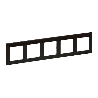 Legrand Valena LIFE.Рамка "Темное дерево".5-постовая универсальная, 754175