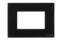 N2473 CN - Рамка итальянского стандарта на 3 модуля, серия Zenit, стекло чёрное - 2CLA247300N3101 N2473 CN - Рамка итальянского стандарта на 3 модуля, серия Zenit, стекло чёрное - 2CLA247300N3101