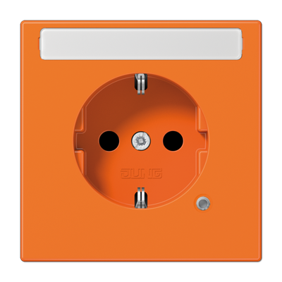 SCHUKO розетка с полем для надписи 9x58 мм, LS1520BFNAKOO