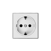 8588 BL - Накладка для розетки SCHUKO, серия SKY, цвет альпийский белый - 2CLA858800A1101