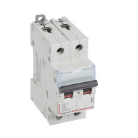 Legrand Автоматический выключатель DX?-E 6000 - 6 кА - тип характеристики C - 2П - 230/400 В~ - 6 А - 2 модуля, 407274