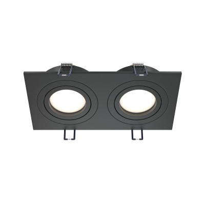 Maytoni Встраиваемый светильник Atom GU10 2x50Вт, DL024-2-02B