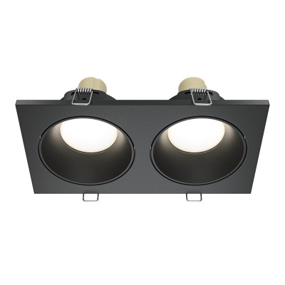 Maytoni Technical Встраиваемый светильник Zoom GU10 2x50Вт IP 65, DL033-2-02B