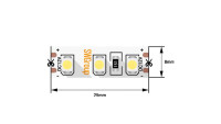 Лента светодиодная стандарт 3528 120LED/м 9.6Вт/м холод. бел. 12В IP20 со скотчем 3М (уп.5м) SWG Standard 00-00006317