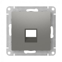 ATN000984 - ATLASDESIGN НАКЛАДКА для информационных функций типа Keystone, СТАЛЬ, Systeme Electric