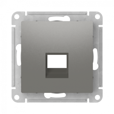 ATN000984 - ATLASDESIGN НАКЛАДКА для информационных функций типа Keystone, СТАЛЬ, Systeme Electric