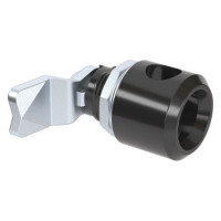 Накладка для навесного замка шкафов ST и CE, с личинкой под ключ сдвойной бородкой 3мм (упак. 1шт), ДКС R5CE222